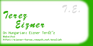 terez eizner business card